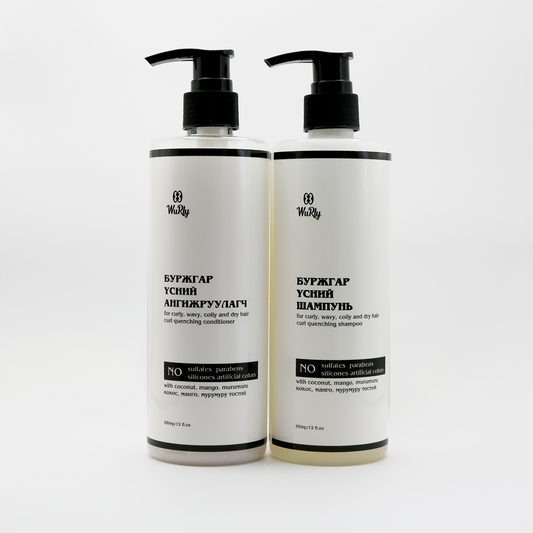 ШАМПУНЬ & АНГИЖРУУЛАГЧ (nourishing shampoo & conditioner)